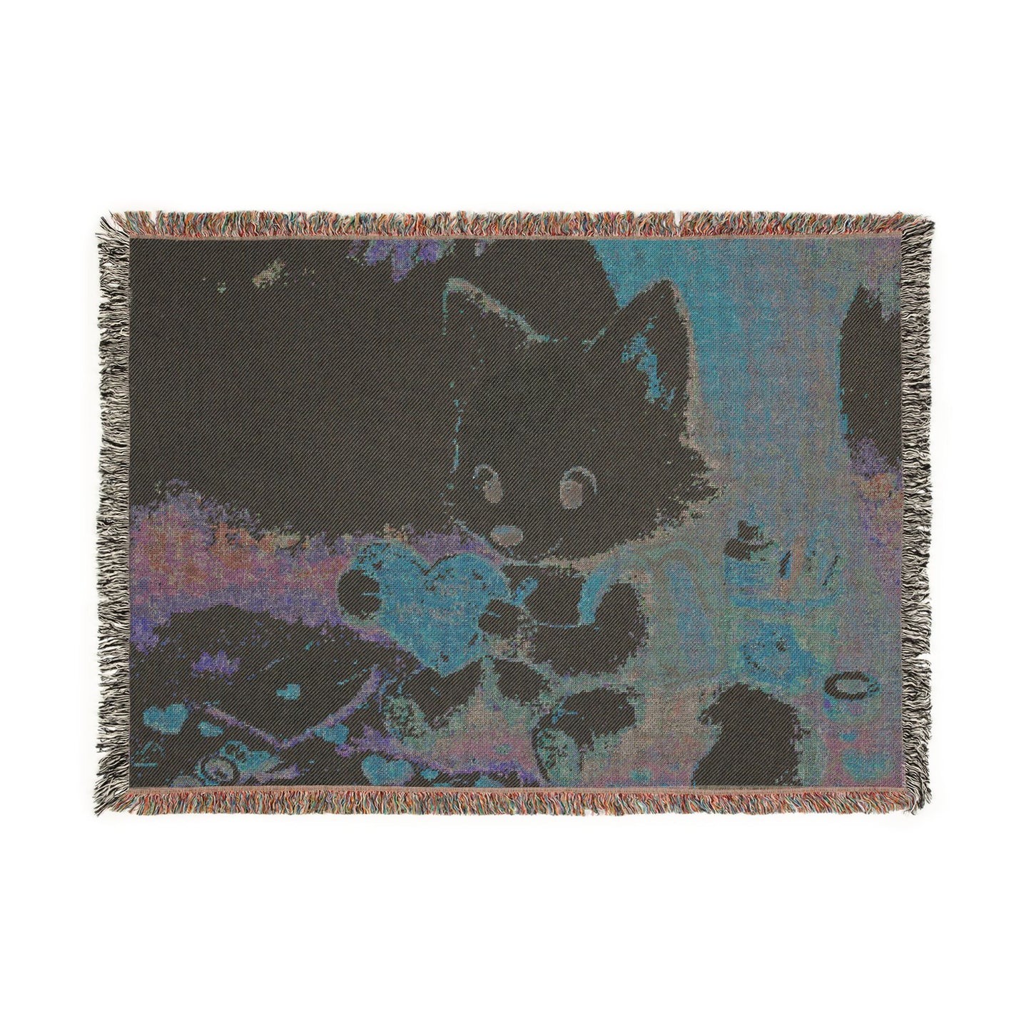Ollie Valentine's Day Woven Blanket