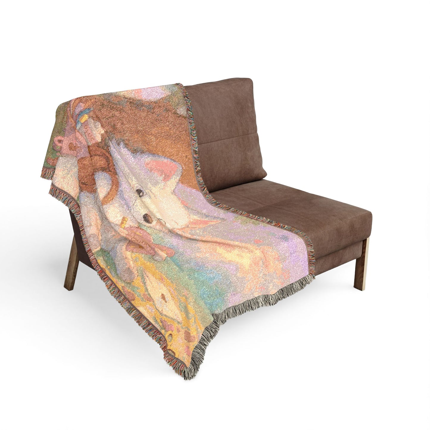 Ollie Valentine's Day Woven Blanket
