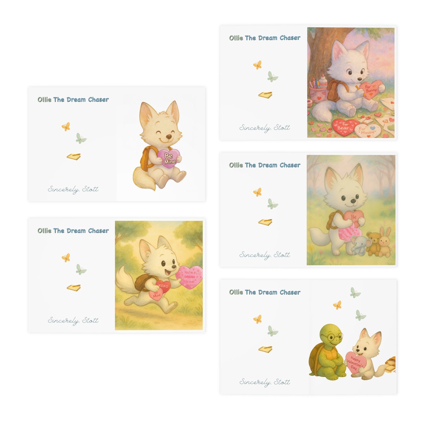 Multi-Design Greeting Cards (5-Pack)